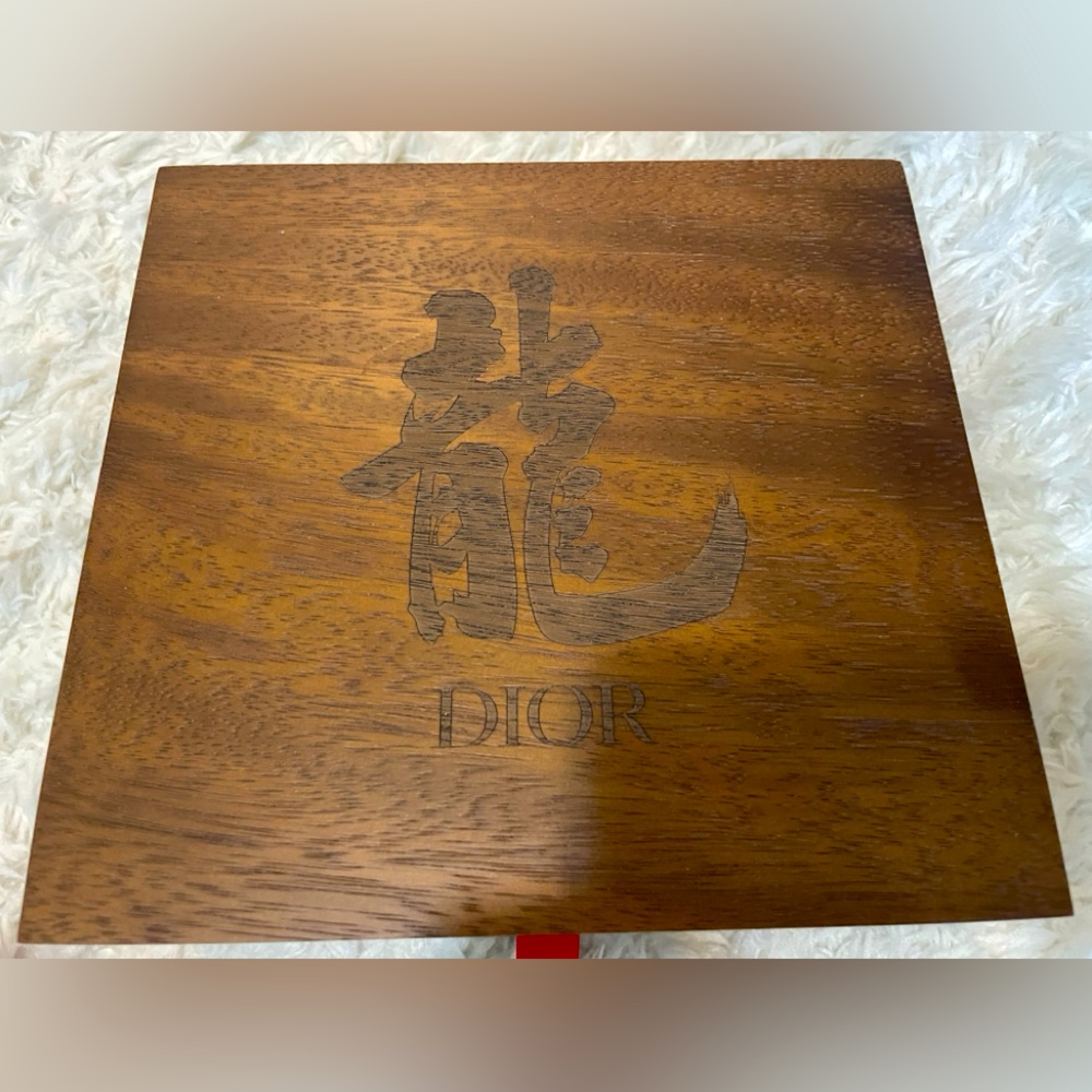 Dior wood stationary and stamp . Rare find